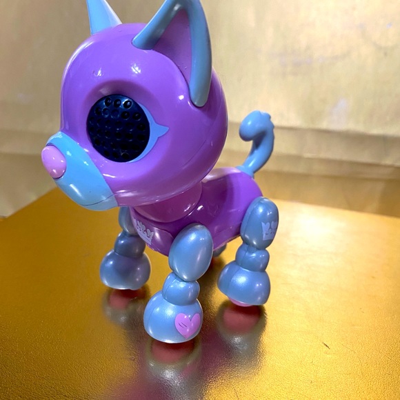 ZOOMER ZUPPS TINY PUPS DUCHESS PINK WITH SOUND & EYES LIGHT UP SPIN-MASTER - Picture 11 of 12